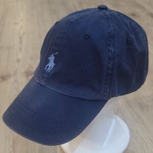 Polo by Ralph Lauren Dark Blue Adjustable Baseball Cap Hat